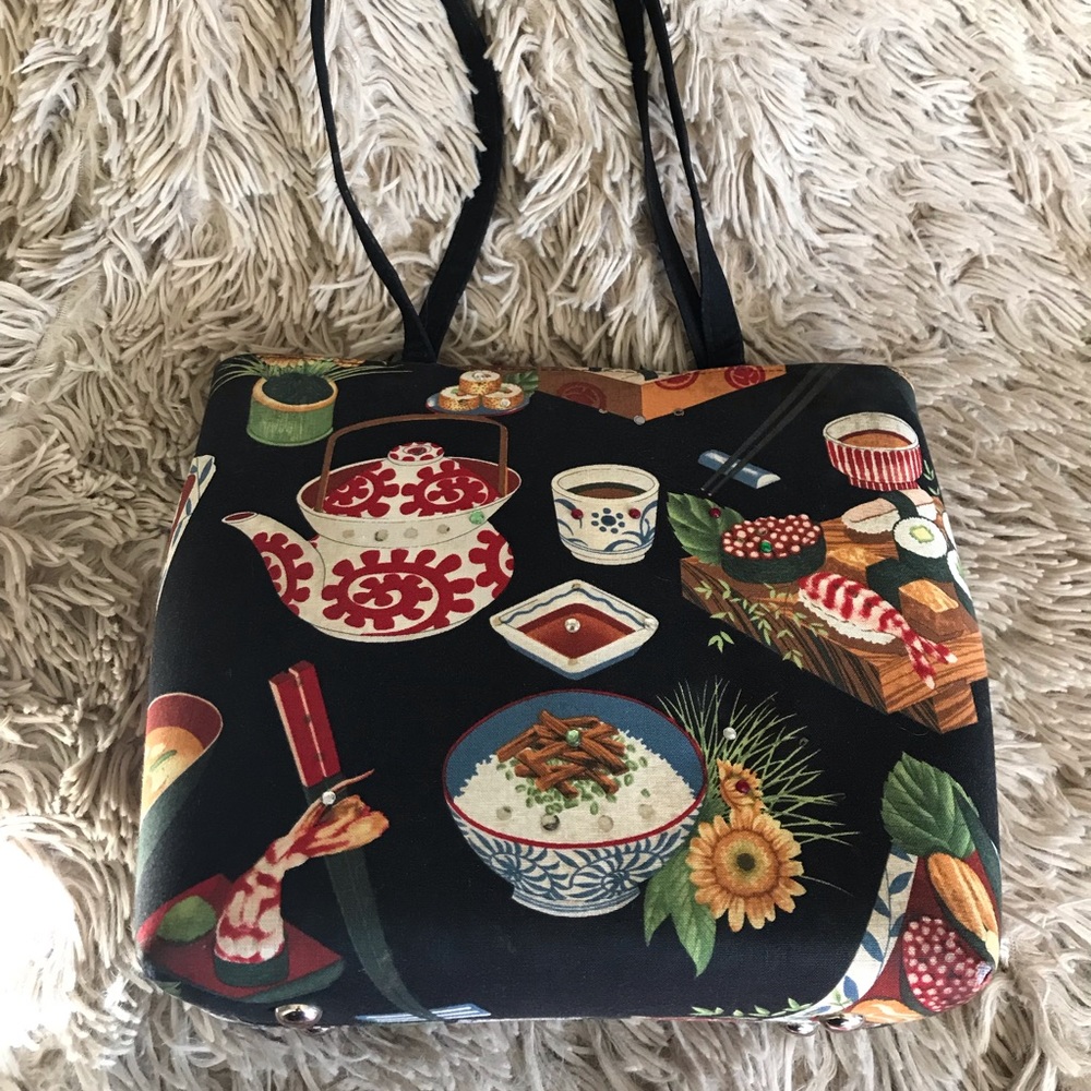 Vintage Japanese Sushi Handbag
